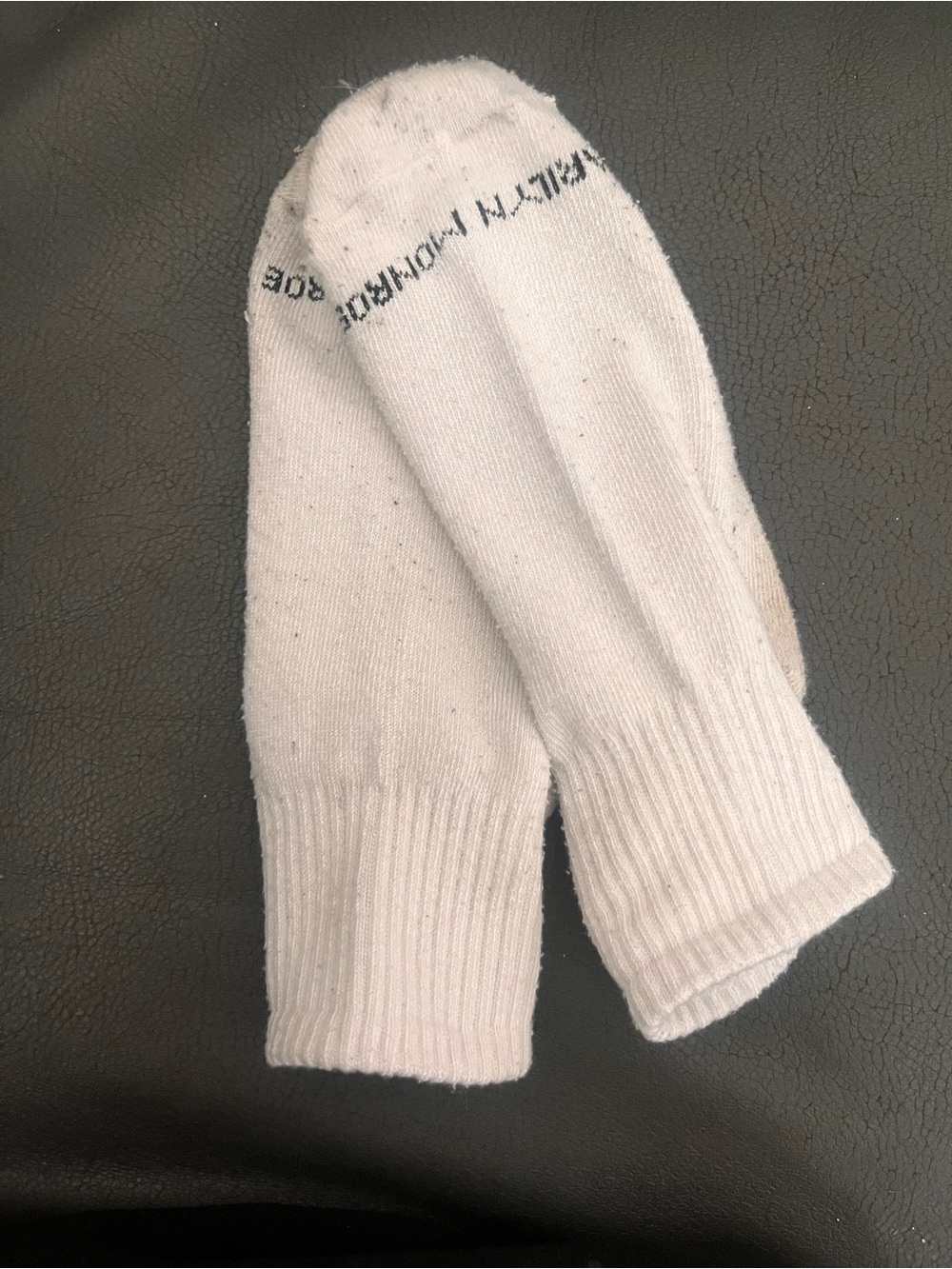 New! Women’s White Ankle Crew Socks - Pair cozy new worn